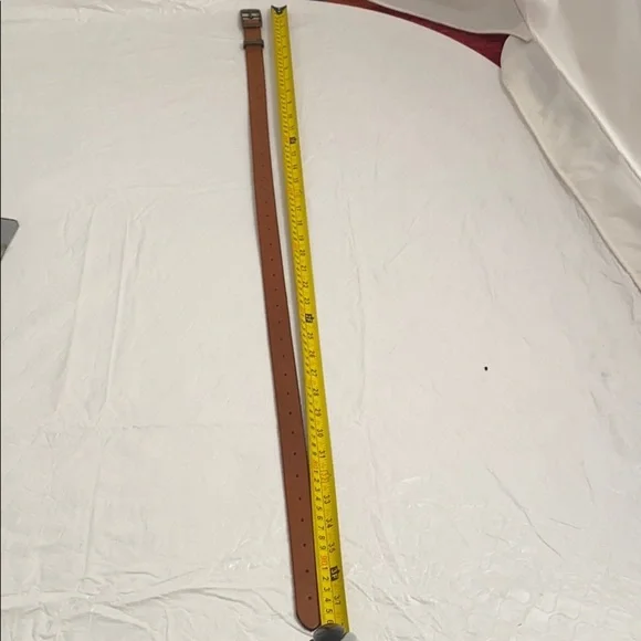 Lucky Brand brown leather adjustable belt xs/s - Picture 5 of 6